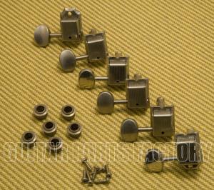 099-7201-000 Fender Road Worn Nickel Guitar Machine Heads Tuner Set with Hardware  0997201000