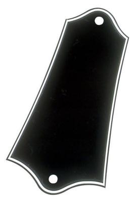 WD-BP-603B Black 3-Ply Truss Rod Cover For Gibson Guitar w/ Screws