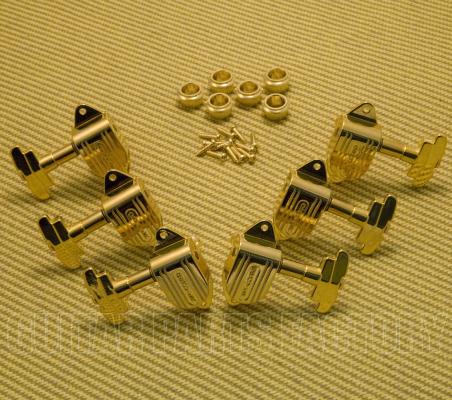 006-9788-000 Grover Imperial Tuning Machine Heads for Guitar Gold 151G 0069788000