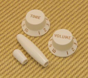 PK-FJ-P Fender Jazzmaster Parchment Knob Kit with Tip AVRI