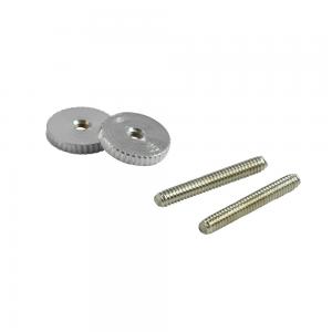 KPTSETS-C (2) Chrome Kluson ABR-1 Stud Posts & Wheels