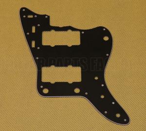 PG-0582-033 Black 3-ply Pickguard for Fender USA Jazzmaster 62 AVRI