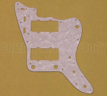 PG-0582-055 3-Ply White Pearloid Pickguard for Jazzmaster