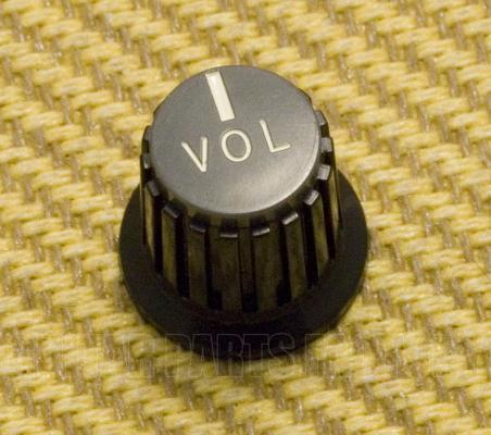 PK-KN012-V Black Volume Knob Mandolin Style or Cigar Box Style Guitars