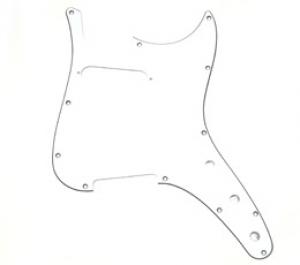 WD 3-PLY WHITE PICKGUARD FOR FENDER MUSICMASTER 