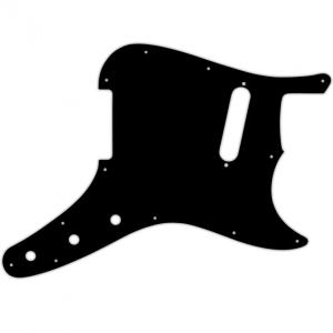 MM-303 3-ply Black Pickguard for Fender Musicmaster Guitar