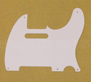 005-1514-049 Genuine Fender Pure Vintage Five-Hole Telecaster Pickguard White 0051514049