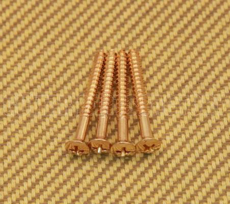SCR-IN-G Gold Short Neck Screws #8 x 1-1/2"