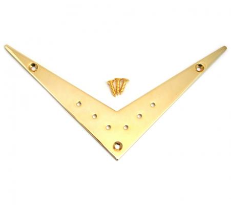 FVT-SM-G Gold Small Vee Style Guitar Tailpiece Flying V