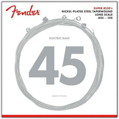 073-8250-456 Fender 8250-5M .045-.130tw Medium 5-String Bass String Set 0738250456