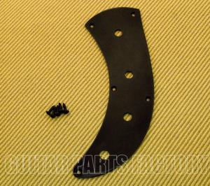 PBTP-B Black Custom "No Pickguard" Control Plate for P Bass & Similar