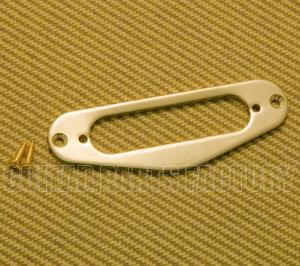 PC-5763-BRASS Unpolished Brass Neck Pickup Trim Ring for Fender Telecaster/Tele