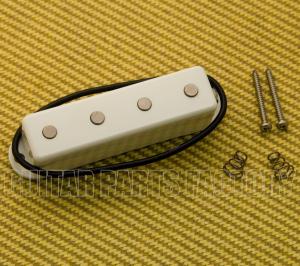 PU-6423-025 Vox Style White Cover Bass Single Coil Pickup