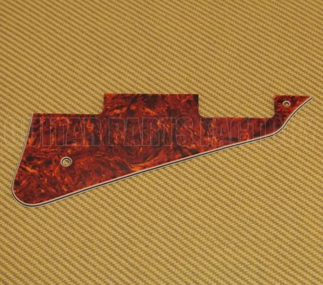 LP-505R WD USA Made Red Tortoise Pickguard for Les Paul
