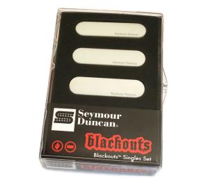 11206-12-W Seymour Duncan Blackouts Singles Set of 3 for Strat  AS-1s-White