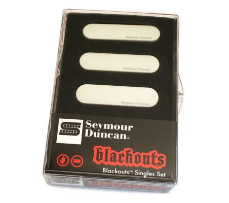 11206-12-W Seymour Duncan Blackouts Singles Set of 3 for Strat  AS-1s-White