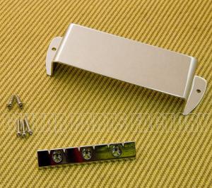 006-9710-000 Gretsch Chrome Electro Lap Steel Bridge & Cover Plate 0069710000