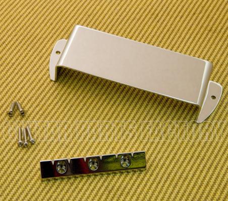 006-9710-000 Gretsch Chrome Electro Lap Steel Bridge & Cover Plate 0069710000