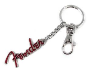 919-0021-000 Fender Guitar Logo Keychain Red 9190021000