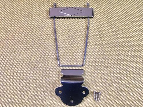 T120-12-C WD Music 12-String Guitar Trapeze Tailpiece Chrome