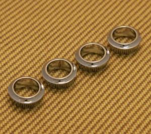 005-1532-049 (4) Genuine Fender Standard Chrome Bass Tuner Bushings 0051532049