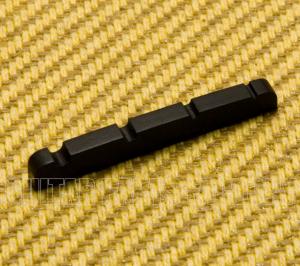 BN-NT-038B Black Graphite-Plastic 4-String Bass Nut 43X6