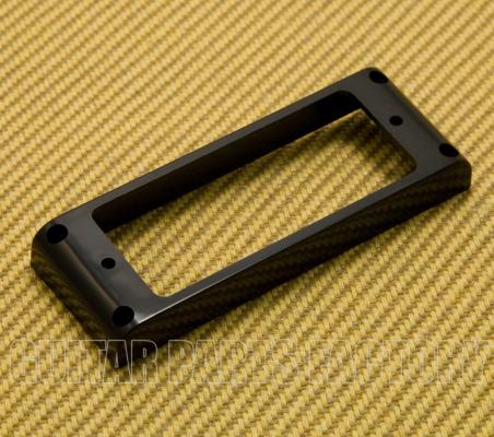 PC-018BK Black Flat Bottom Mini Humbucker Plastic Ring