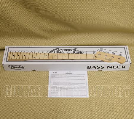 099-0202-921 Fender 1951 RI Precision Bass® Neck, "U" 20 Medium Jumbo Frets 9.5 Maple Tele 0990202921