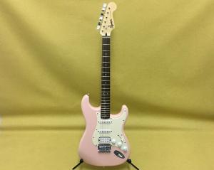 037-1005-556 Pink Squier Bullet Stratocaster HT HSS Electric Guitar Laurel Fingerboard 0371005556
