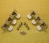 J-68-NI Pearl Button Nickel 3-On-A-Plate Acoustic Classical Guitar Tuners