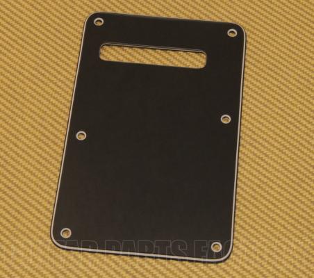 099-1322-000 Genuine Fender 3-ply Black Standard Modern Cutout Back Plate Stratocaster Guitar 0991322000