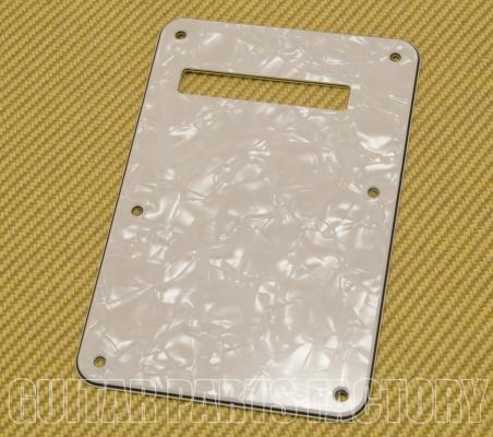 099-1323-000 Fender Modern Slot Backplate Bright White Pearl Moto Stratocaster/Strat 0991323000