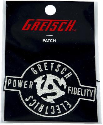 922-4577-000 Gretsch Power & Fidelity 45RPM Guitar Logo Patch 9224577000