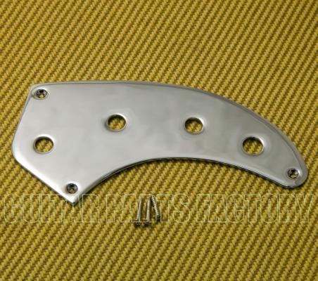 AP-HC033-C Custom Bass Chrome 4-Hole Control Plate