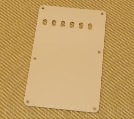 PG-0556-028 1-Ply Cream 6-Hole Back Plate Backplate Strat Stratocaster Guitar