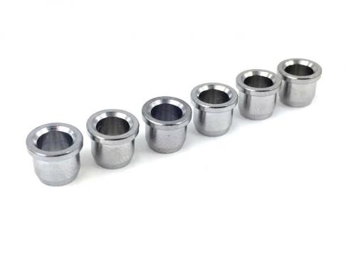 AP-0189-010 (6) Chrome Smooth Vintage Style String/Body Ferrules for Telecaster