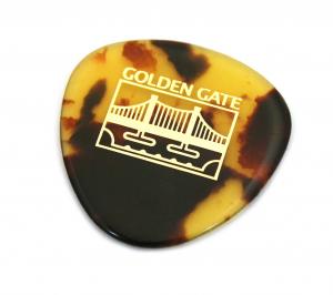 MP-12 (1) Golden Gate Tortoise Mandolin Pick