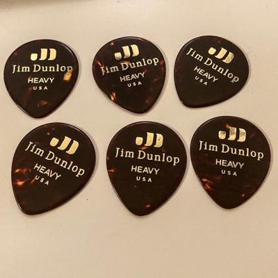 485R05-H 6 Dunlop Tortoise Heavy USA Made Picks