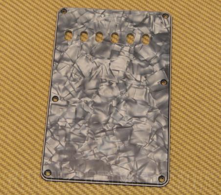 PG-0556-053 Black Pearloid Back Plate/Tremolo Cover Fender Stratocaster/Strat