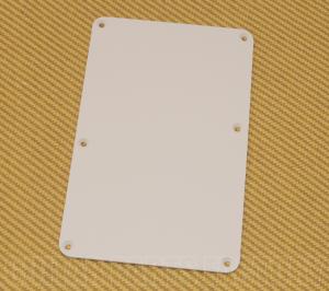 PG-0576-025 White No Hole Back Plate for Strat