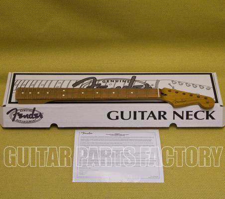 099-0403-920 Fender Roasted Maple Stratocaster Guitar Neck, 12" Radius, Pau Ferro Fingerboard, Flat Oval Shape 0990403920