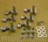 TK-0760-001 Gotoh Nickel Sealed 6 Inline Mini Tuners for Strat and Tele Guitar