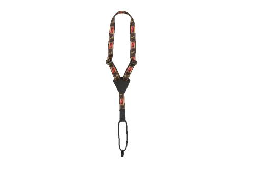 099-0630-002 Fender Monogrammed Uke Ukulele Strap BLK/YLW/RED 0990630002