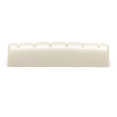 PQ-6060-L0 Graph Tech Epiphone Pre-2015 Style Slotted Nut Left Handed White Man Made Tusq