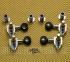 PS02-C Ukulele 2+2 Black Button Chrome Machine Heads