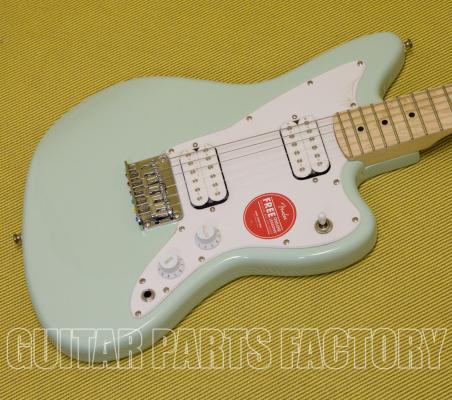 037-0125-557 Squier Mini Surf Green HH Jazzmaster Electric Guitar with Maple Neck 0370125557