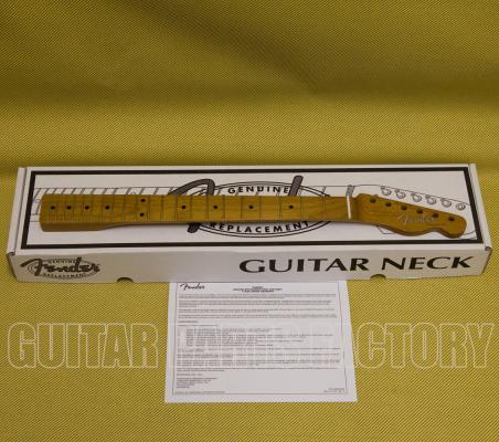 099-9892-920 Fender Roasted Maple Vintera® Mod '60's Telecaster® Neck, 21 Medium Jumbo Frets, 9.5" Radius, "C" Shape 0999892920