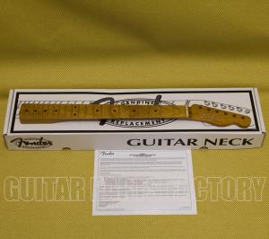 099-9862-920 Fender Roasted Maple Vintera® Mod '50's Telecaster® Neck, 21 Medium Jumbo Frets, 9.5", "V" Shape 0999862920