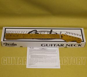 099-0402-920 Genuine Fender Roasted Maple Stratocaster Neck 12" Maple Flat Oval 0990402920