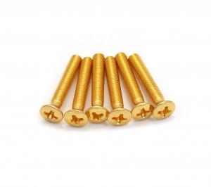 GP090 (6) Grover Gold Guitar Tuner Button Screws